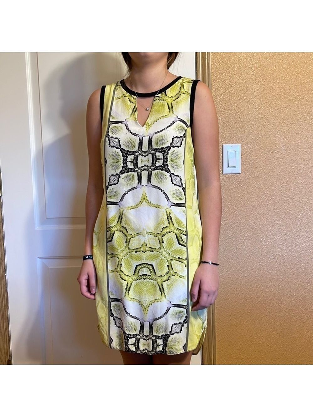 SNAKE print sleeveless dress
